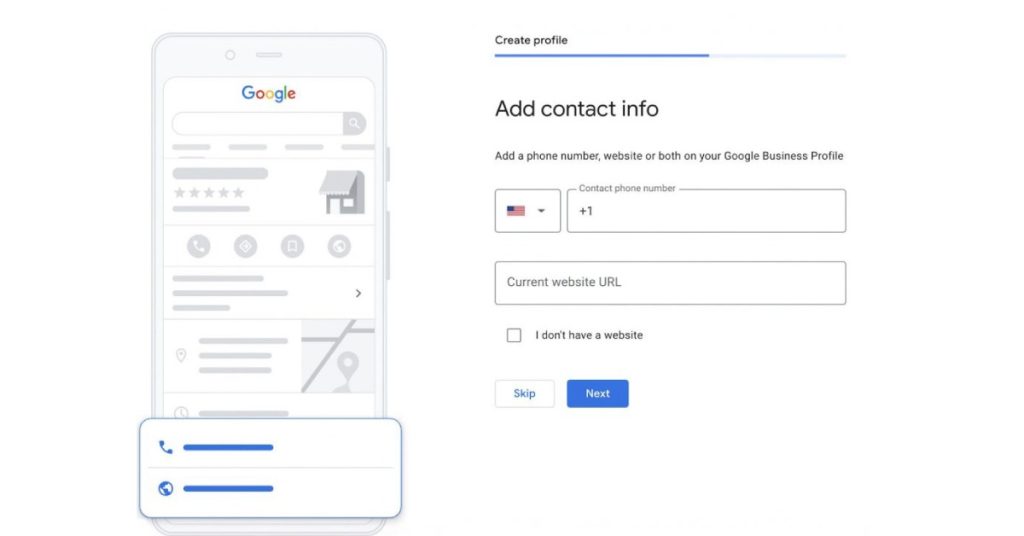 Google My Business completes your profile